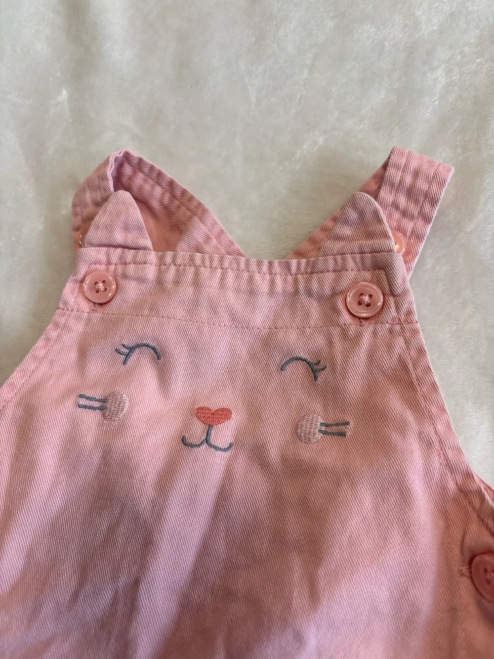 Carters 6 month punk overall cat dress kitty baby girl